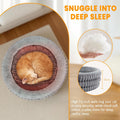 Heated Cat Bed Indoor, 20" Round Donut Deep Sleep Calming Heated Pet Beds for Cats and Small Dogs, Comfort Electric Ther
