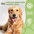 Natural Flea and Tick Topical Treatment, Repels Fleas Ticks and Mosquitoes, Quick-Dry No Residue, All Food-Grade Ingredi