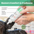 SKOUT'S HONOR Probiotic Dog Ear Cleaner Solution with Aloe Vera - Alcohol-Free, Fragrance-Free, Non-Medicated Ear Wash for Dogs - Microbiome Friendly Certified, 4 oz.,