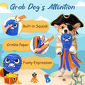 Zeaxuie Interactive Dog Toys, 2 Pack No Stuffing Chew Toys for Teething