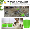 Maxdot 50 Pcs Cage Cups Chicken Feeder 16 oz Food Bowl