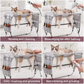 Pet Grooming Hammock for Small Dogs Cats Under 30 lbs, Stainless Steel Bracket, 30-Pound Weight Capacity, Foldable Dog C