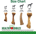 Nylabone Healthy Edibles Broth Bone Natural Dog Chews Long Lasting Treats Ham Flavor Small/Regular - Up to 25 Ibs. (16 Count)