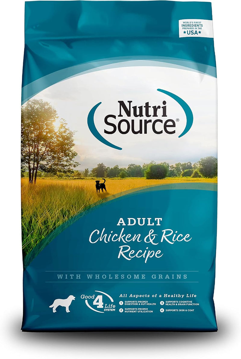NutriSource Chicken & Rice Dog Food, 26lb
