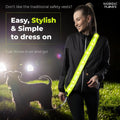 Rechargeable LED Reflective Sash for Night Walking