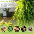PINVNBY Reptile Plants Hanging Fake Vines Boston Climbing Terrarium Plant with Suction Cup for Bearded Dragons Lizards C