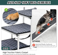 Joyrally Dog Steps for Car, Foldable 4-Step Stairs for SUVs and Trucks