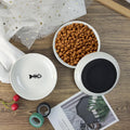 3-Pack Ceramic Cat Food Bowls, Wide Shallow Dish & Anti-Whisker Fatigue, Nonslip Silicone Base for Indoor Cats & Kittens, for Wet/Dry Food & Water