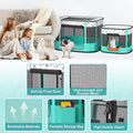 Cat Playpen, Portable Pet Dog Playpen, Foldable Kitten Puppy Play Pen