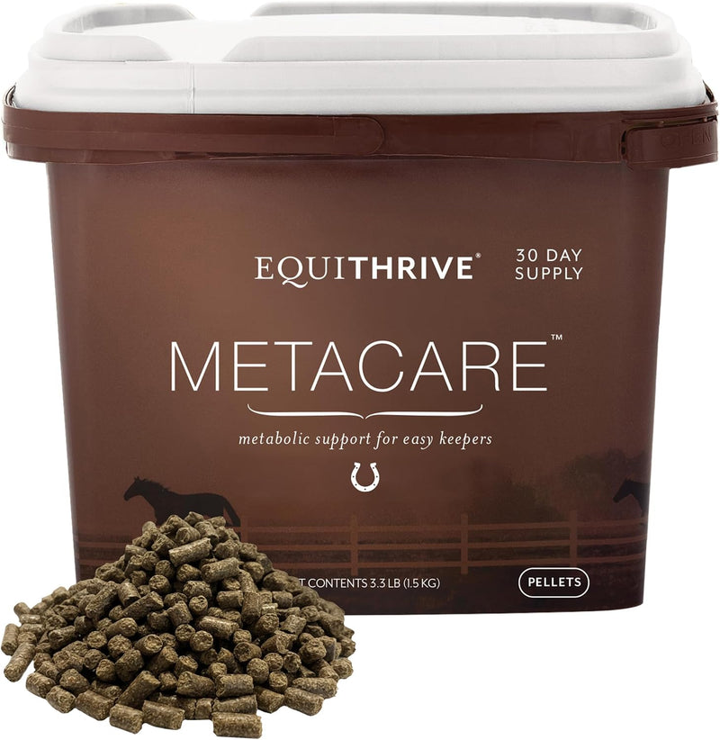 Equithrive MetaCare Pellets Horse Supplement, 3.3 lbs, 30 Day Supply