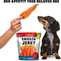Beloved Pets Dog Treats Chicken Jerky 1.5 lb – Dog Food & High Protein Chews for Large, Medium & Small Breeds – Natural Healthy Training Snacks Strips – Human Grade Bulk Soft Pack – Made for USA