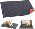 47"x32" Dog Crate Mat, Waterproof Non-Slip Washable Kennel Floor Protector