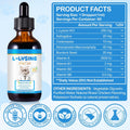 NIFEISHI L-Lysine Liquid Supplement for Cats - for Respiratory Health, Sneezing, Runny Nose & Eye Care - for Cats of All Ages, Easy-to-Use Liquid Drops, 60ml/2oz