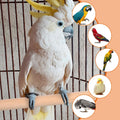 Bird Perch Wooden Parrot Perchs Stand, 4PCS Parrot Perches Toys Wood Perches with Different Widths Bird Cage Toys Cage A