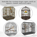 Bird Cage Seed Catcher, Bird Cage Net 90-118'' Birds Cages Cover