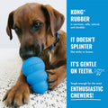 KONG Puppy Tires, Natural Rubber Teething Toy, for Small Puppies