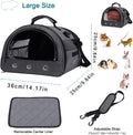 Guinea Pig Carrier with Water Bottle Holder & Washable Liner,Strap