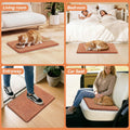 Bcoimo Super Absorbent Cat Door Mat, 24"*17" Anti Slip Mat for Muddy Paws, Pet Rugs for Dirty Paws Washable that Absorbs Moisture and Dirt, for Cat Cage and Pet Resting Carpet
