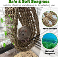 30x7inch Rat Climbing Toys for Cage, Chewable Natural Seagrass Mat