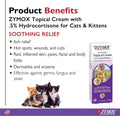 Zymox Cat & Kitten Topical Cream w/ .5% hydrocortisone - 1 oz. Tube