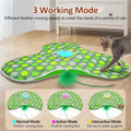Sofolor Interactive Cat Toy, Automatic Cat Toys for Indoor Cats, Hide and Seek Cat Toy with Motion Activated, Moving Feather, Chirping, USB Rechargeable