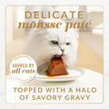 Fancy Feast Gems Pate Cat Food Mousse and a Halo of Savory Gravy Wet Cat Food Variety Pack - (Pack of 12) 4 oz. Boxes