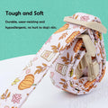 Faygarsle Cute Pink Fall Dog Collar Pumpkin and Leaves Pattern for Autumn