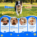KXB Flirt Pole for Dogs - 47" Extendable Teaser Wand Chase Toy with 6 Lures