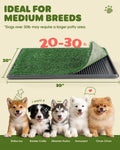 Powools Grass Pad for Dogs Potty, 3-Layer Reusable, Washable, 30 x 20 in