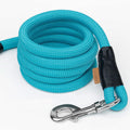 Dog Leash, Braided Rope Traction – Walking Training Lead for Medium/Large Dogs ((1/2") x 6FT, Light Blue)