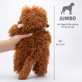 Playology Plush Cow Chew Toy for Large Dogs - Jumbo, Beef Scent