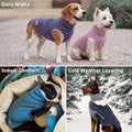 KYEESE 2Pack Dog Sweater Soft Dogs Clothes Warm Pets Clothes Turtleneck Pets Coats Dog Sweaters for Small Dogs Girl Pullover Small Pet Sweaters Stretchy Pet Sweatshirt