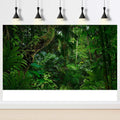Tropical Rainforest Aquarium Background Psychedelic Forest Terrarium Background Old Trees Woodland Reptile Habitat Backg
