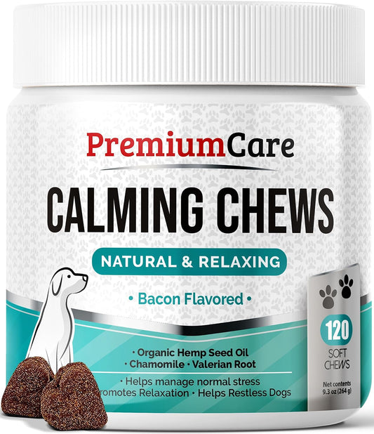 Calming Chews for Dogs - Dog Calming Treats for Anxiety Relief