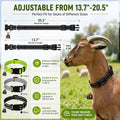 3 Pack Reflective Goat Collars with Bells,Anti-Lost Pet Collar