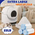 180 Count Automatic Cat Litter Box Liners, Drawstring Waste Bags