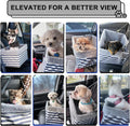 MARSLABO Dog Car Seats for Small Dogs, Upgrade Dog Booster Seat with Metal Frame Construction with Double-Layer Oxford, Perfect for Small Pets up to 20lbs