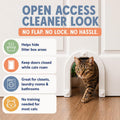 Purrfect Portal Purrfect Arch Interior Pet Door - No-Flap, Open Arch Design, Fits Pets Up to 20 lbs, Easy DIY Setup, No 