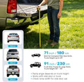 Heeyoo 71" Extra Long Dog Ramp for Car SUV Truck - 350Lbs Folding