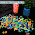 Kaiyuan Dynasty 100pc Sea Glow in The Dark Rocks Aquarium Glow Stones Rocks for Fish Tank Glow Pebbles for Fairy Garden,