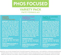 Weruva Wx Phos Focused Pate Formulas 5.5oz Can Variety Pack, Pack of 12