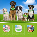 Pendant for Dogs, Adjustable Collar Tag for Small Medium Large Breeds, Water-Resistant Dog Pendant 2 Pcs with 4 Extra Re