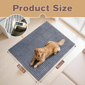 74 * 60 * 0.3inch Dog Crate Floor Protection Mat Kennel Mat to Protect Floors Non-Slip Absorbs Urine Water Resistant Pad