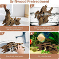 PINVNBY Natural Driftwood for Aquarium 6-11'Reptile Wood Aquarium Wood