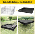 Aivituvin Pet Playpen Guinea Pig Cage Small Animal Rabbit Exercise Pen with Waterproof Floor Liner - Extension Playpen O