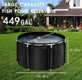 Above Ground Pond,Canvas Fish Pond,Round Thickening Koi Pond Tank