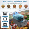 fishkeeper Automatic Fish Feeder Rechargeable, 3 Feeding Modes USB