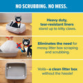 Jonny Cat Litter Box Liners: Fresh Scent - Heavy Duty - Tear & Leak Resistant - Drawstring Close - Jumbo, 7 Count