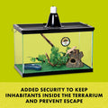 Zilla Reptile Terrarium Fresh Air Screen Non-Locking Clips, 2 Pack, Large