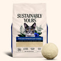 Sustainably Yours Natural Cat Litter, Small-Grain Formula, Exceptional Clumping & Odor Control, Virtually No Dust, Soft on Paws, Corn & Cassava Plant-Based, Unscented, 10 lbs